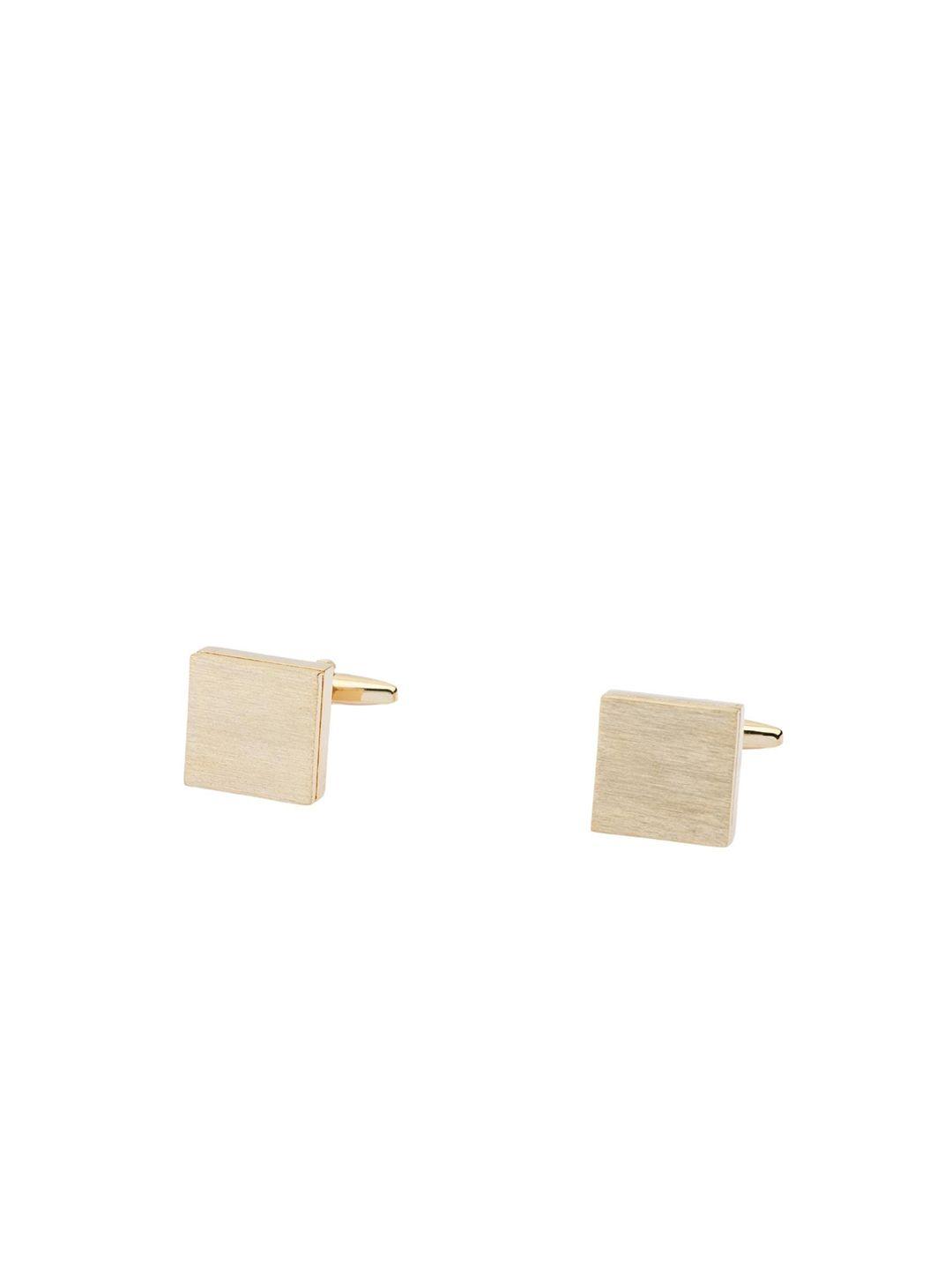 the tie hub men gold-toned cufflink