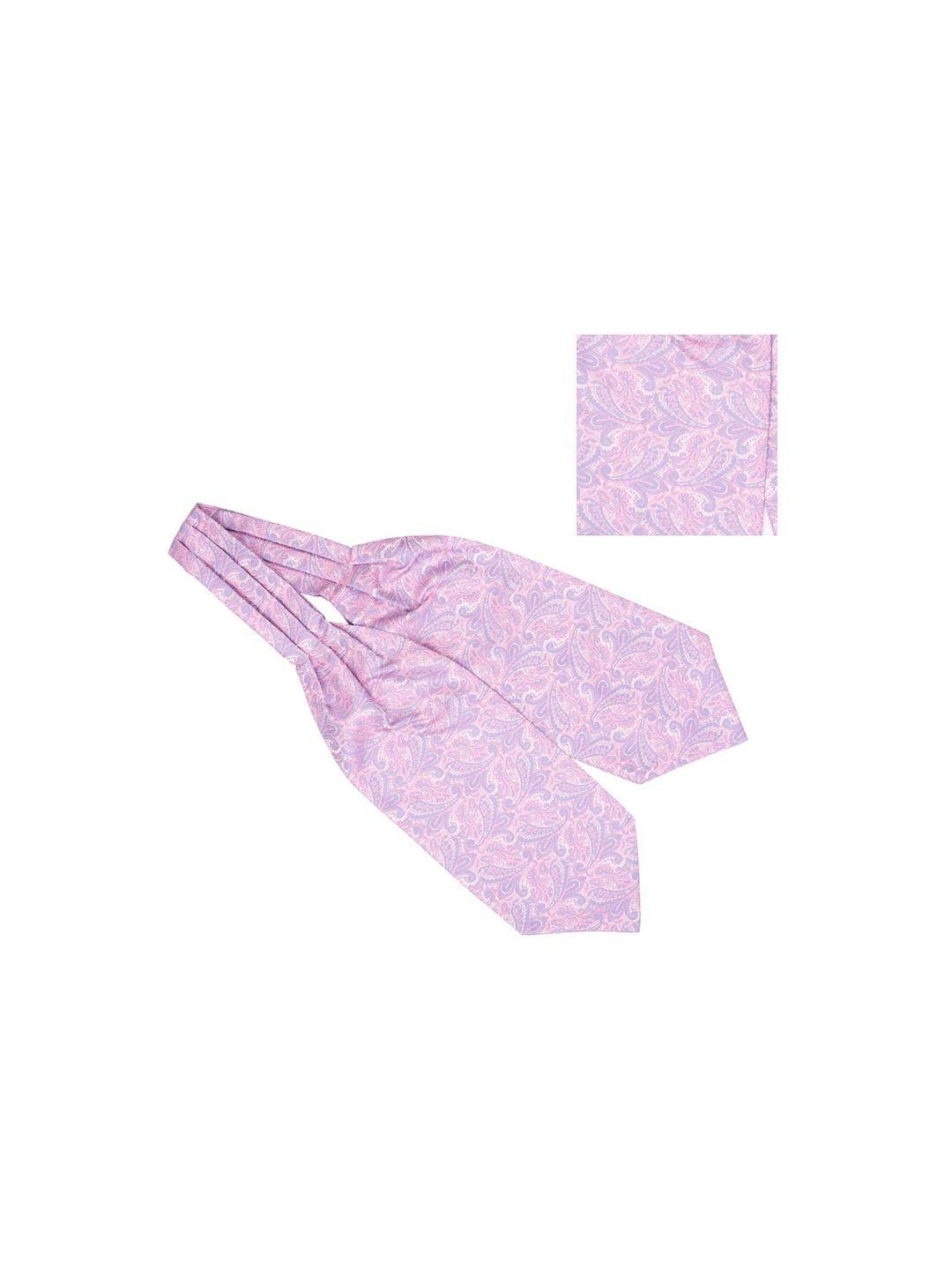 the tie hub men pink printed accessory gift set