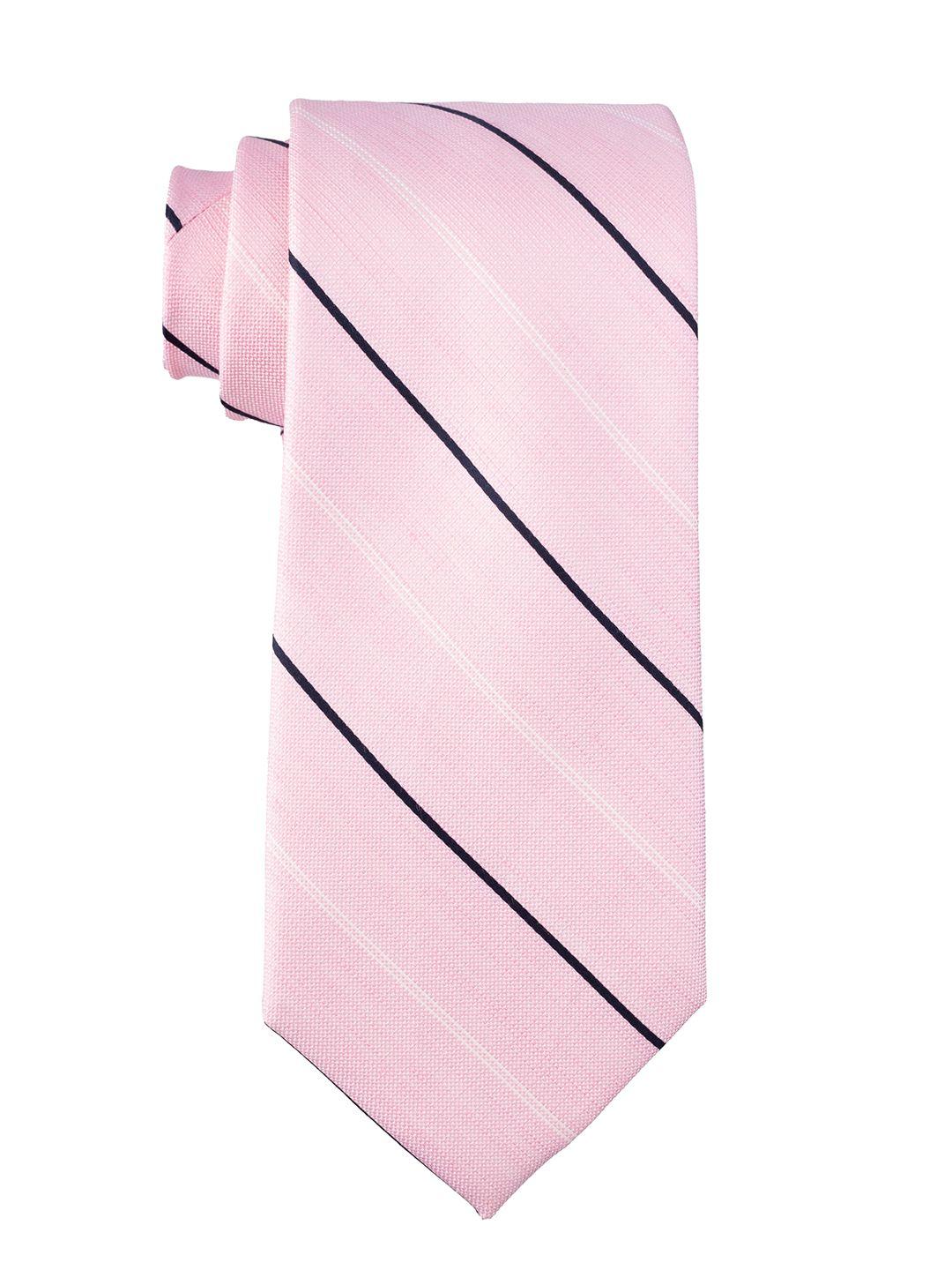 the tie hub men striped silk skinny tie