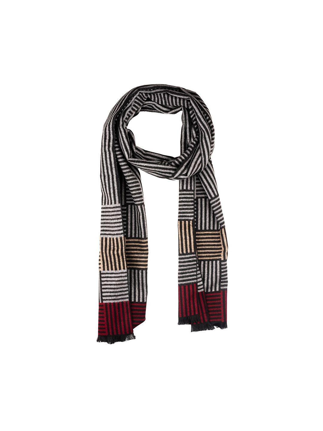 the tie hub men woolen checked scarf