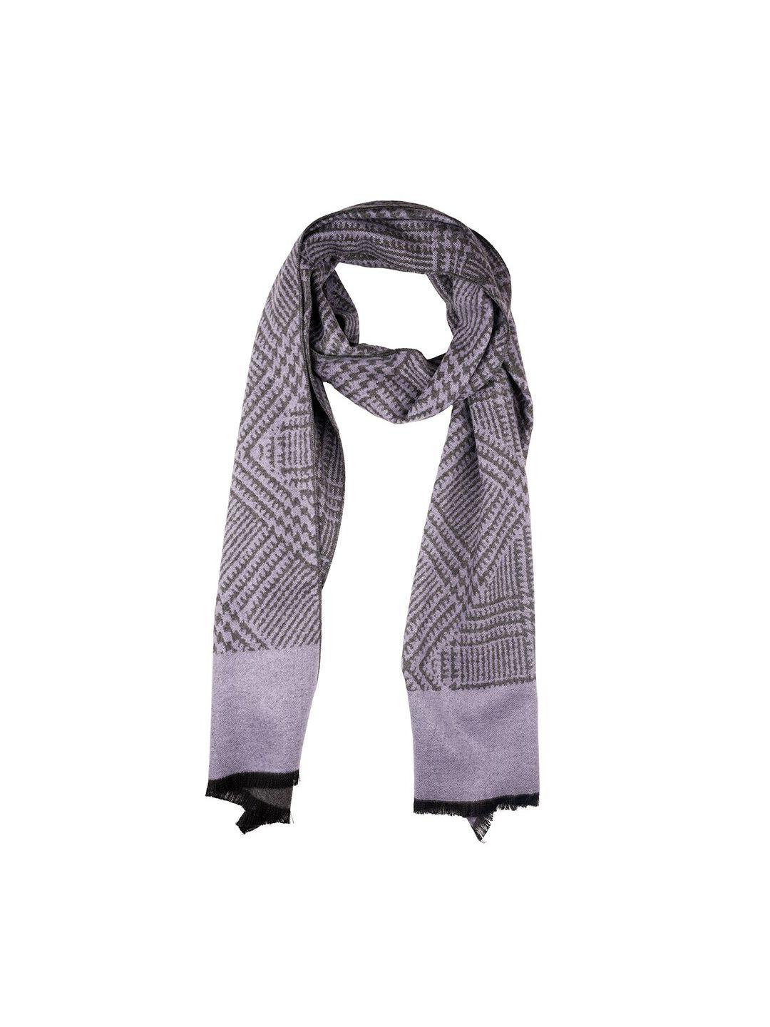 the tie hub men woolen printed scarf