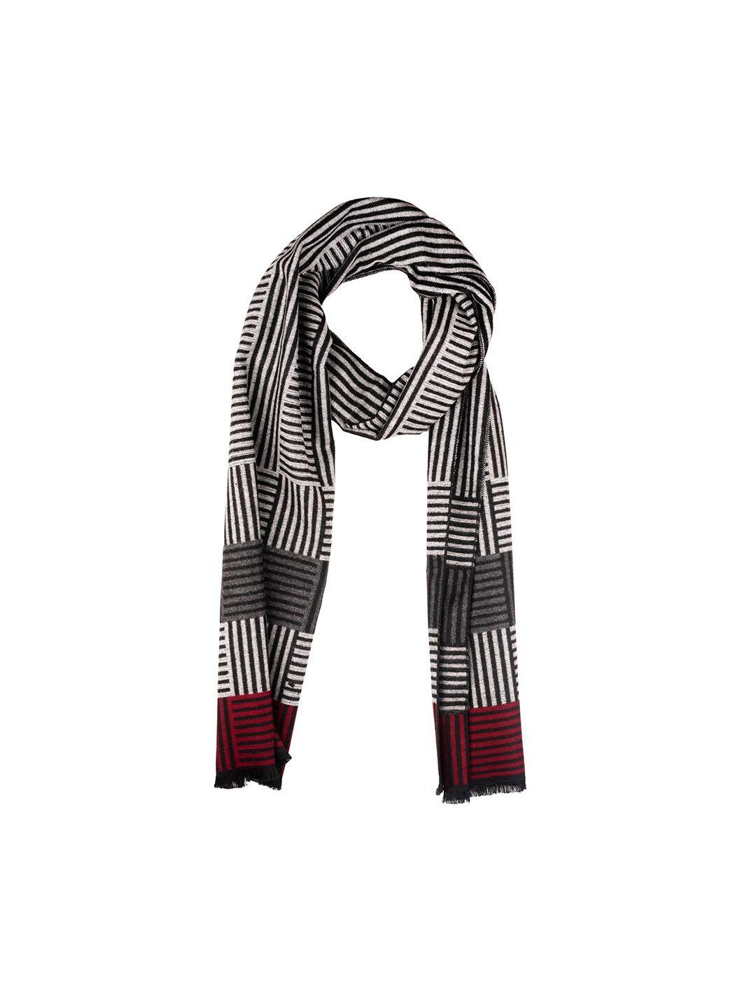 the tie hub men woolen printed scarf