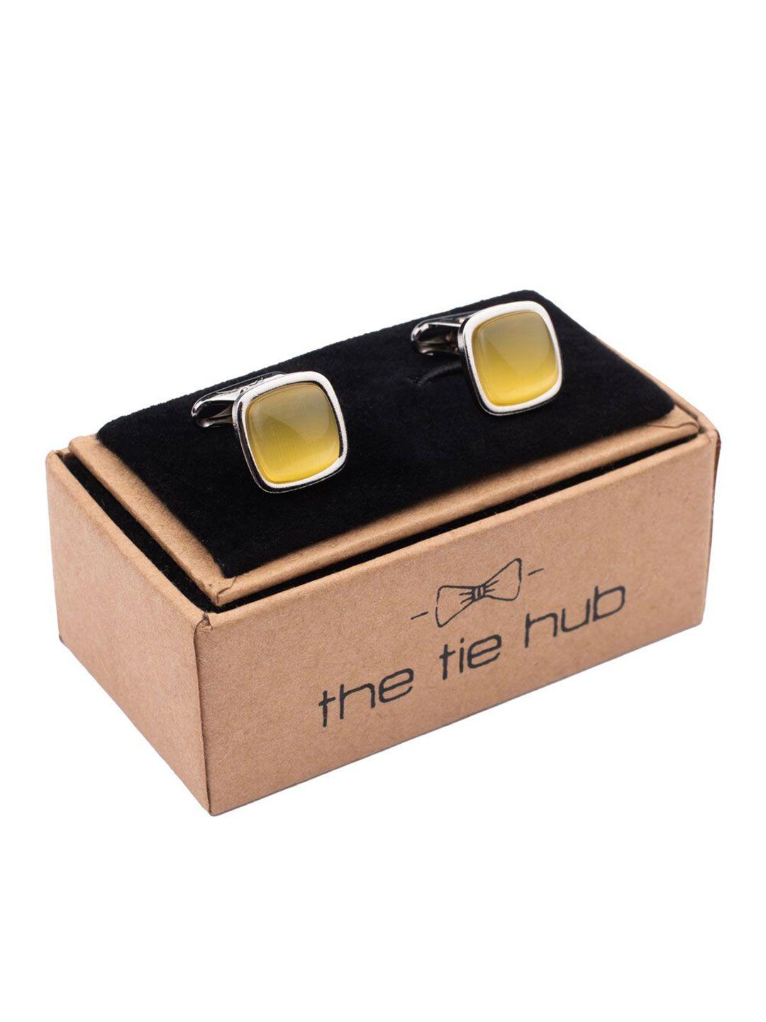 the tie hub square cufflink