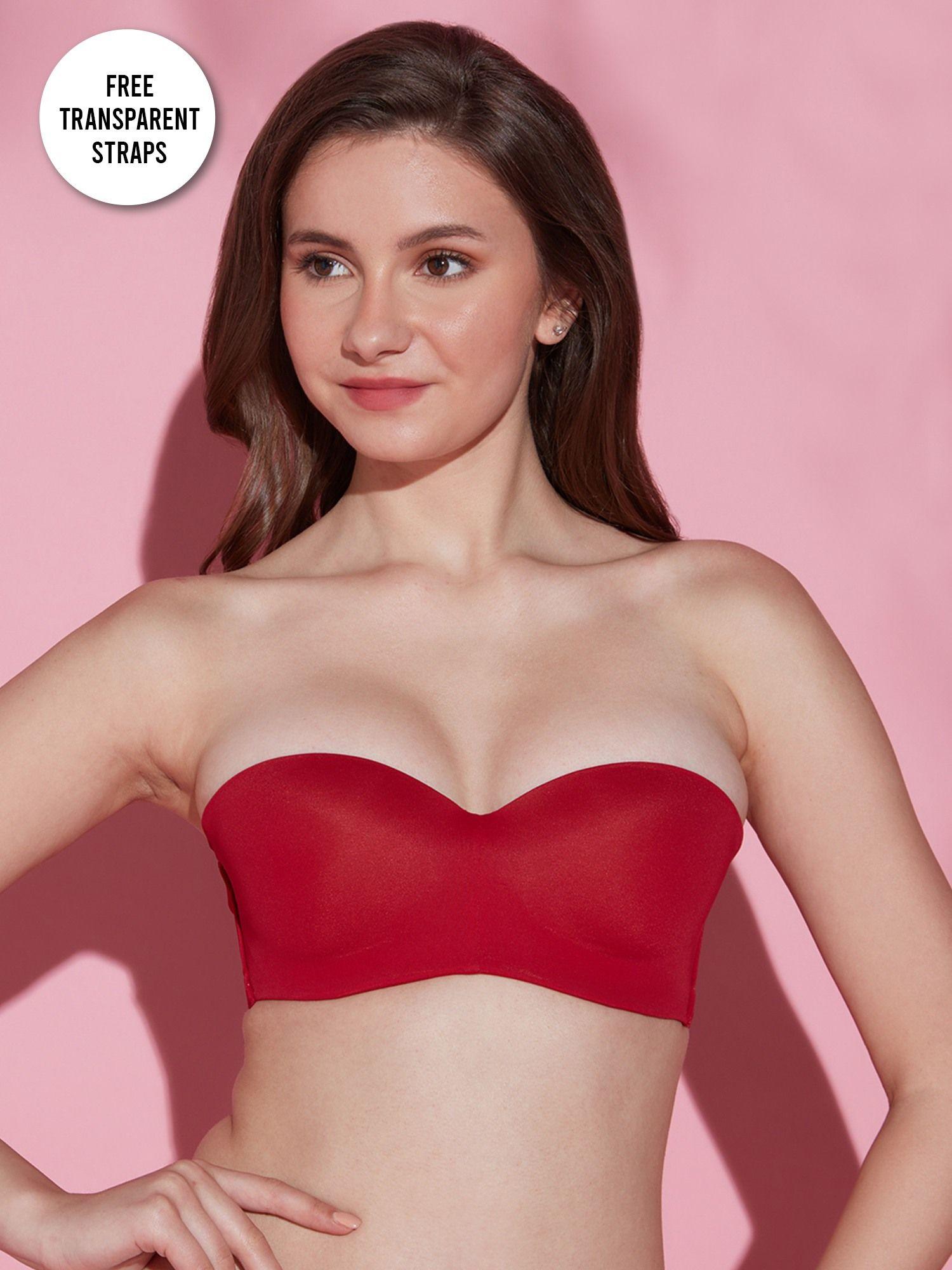 the ultimate strapless bra red nyb027