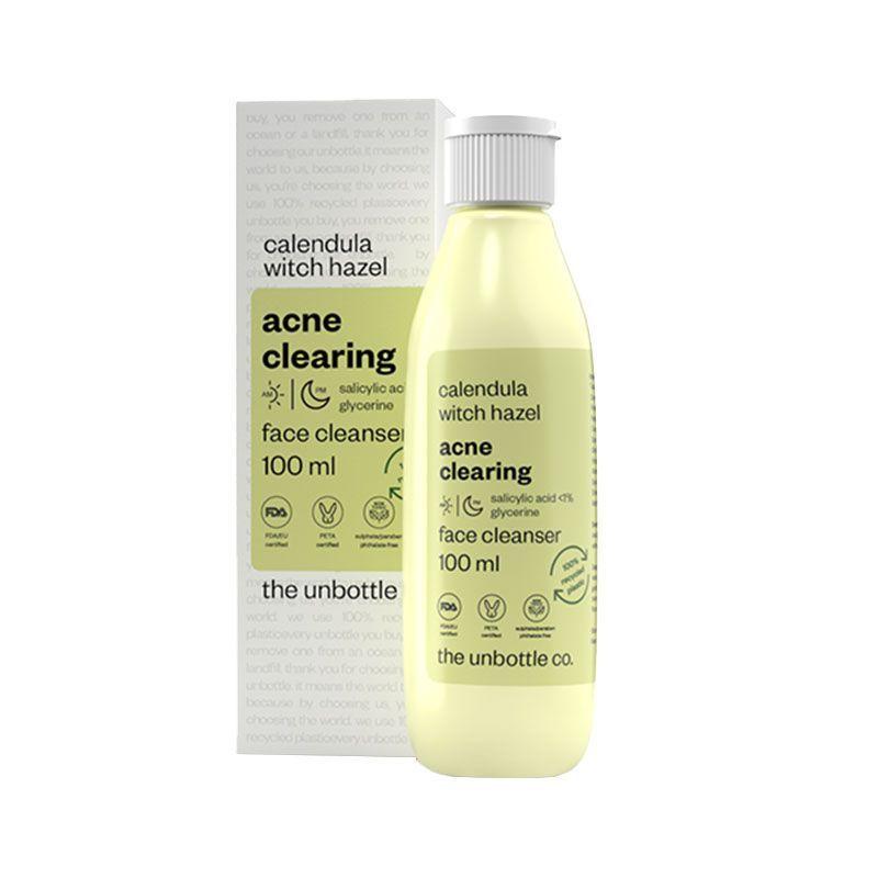 the unbottle co. tuco skintelligent acne clearing face cleanser