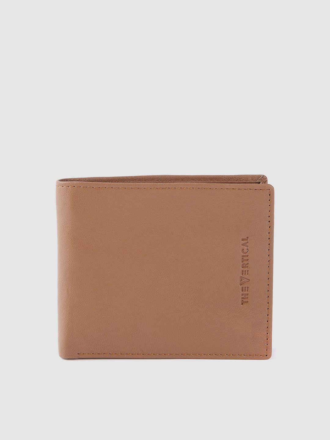 the vertical men leather two fold wallet