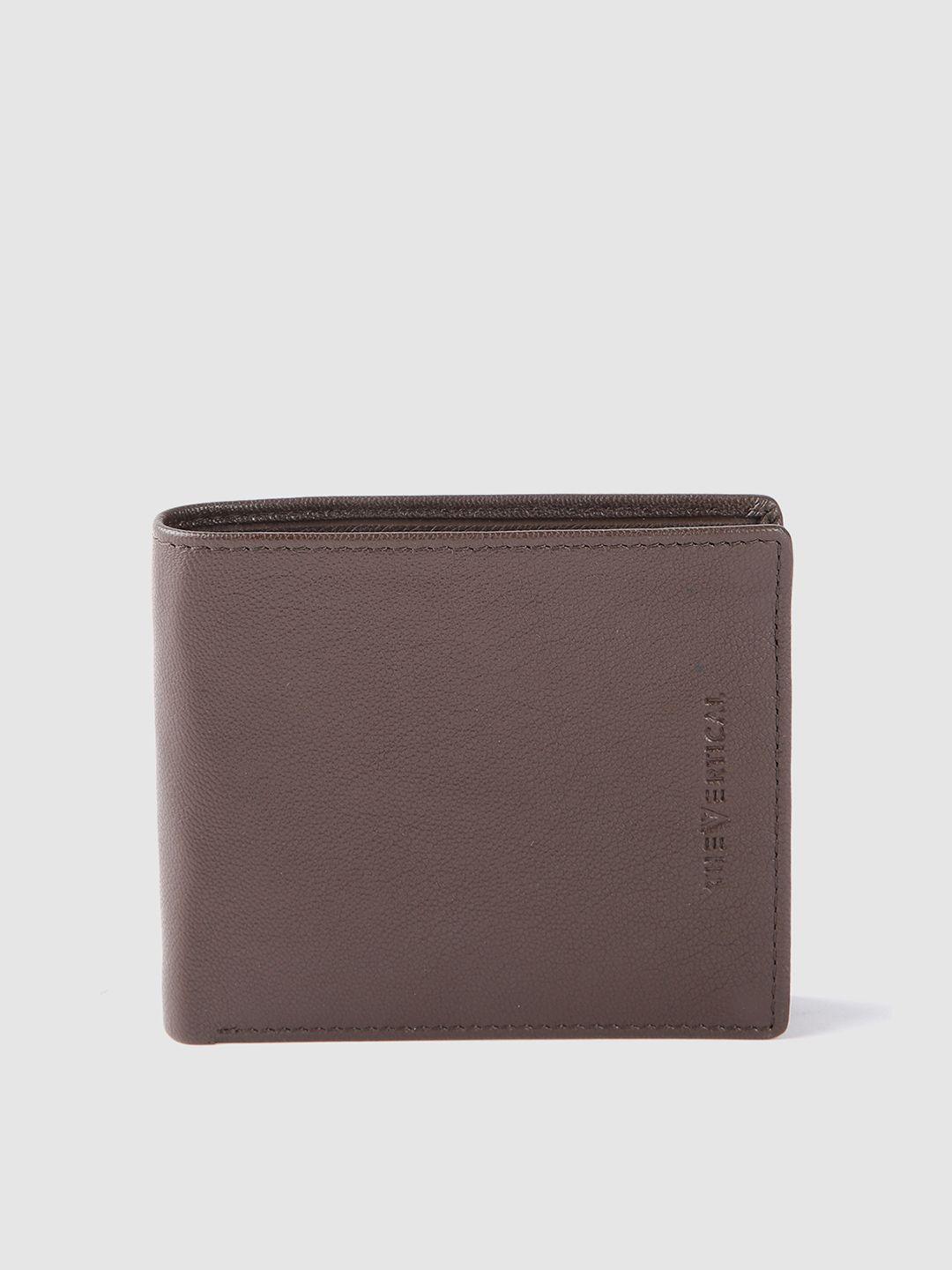 the vertical men leather two fold wallet