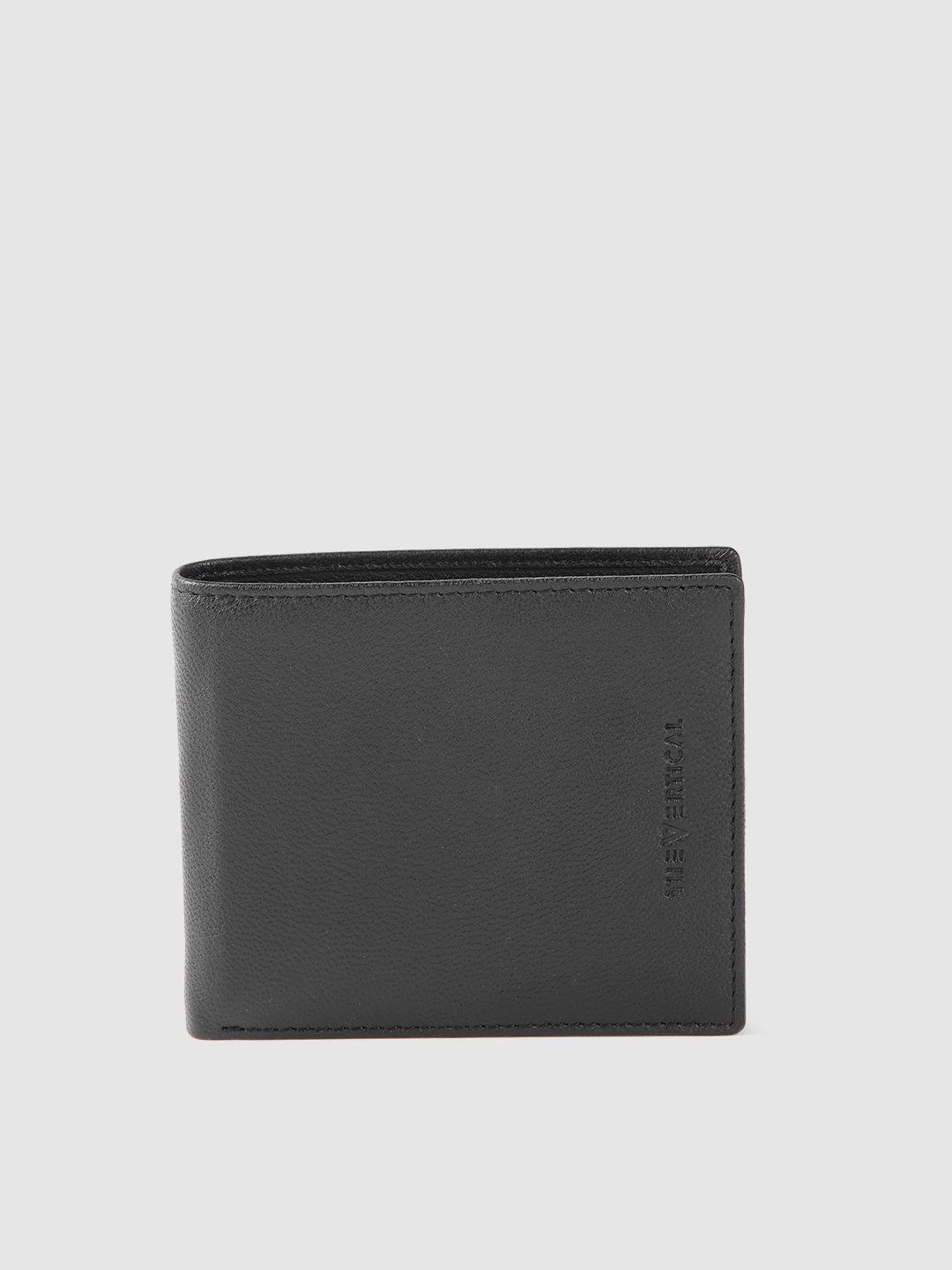 the vertical men textured leather two fold wallet