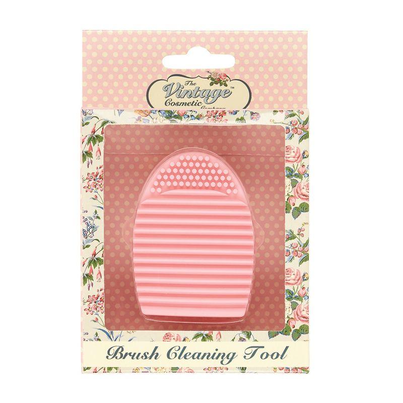 the vintage cosmetic company brush cleaning tool - pink