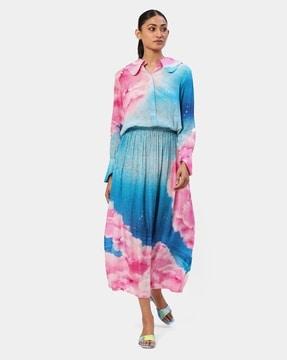 the viscose crepe spring dress