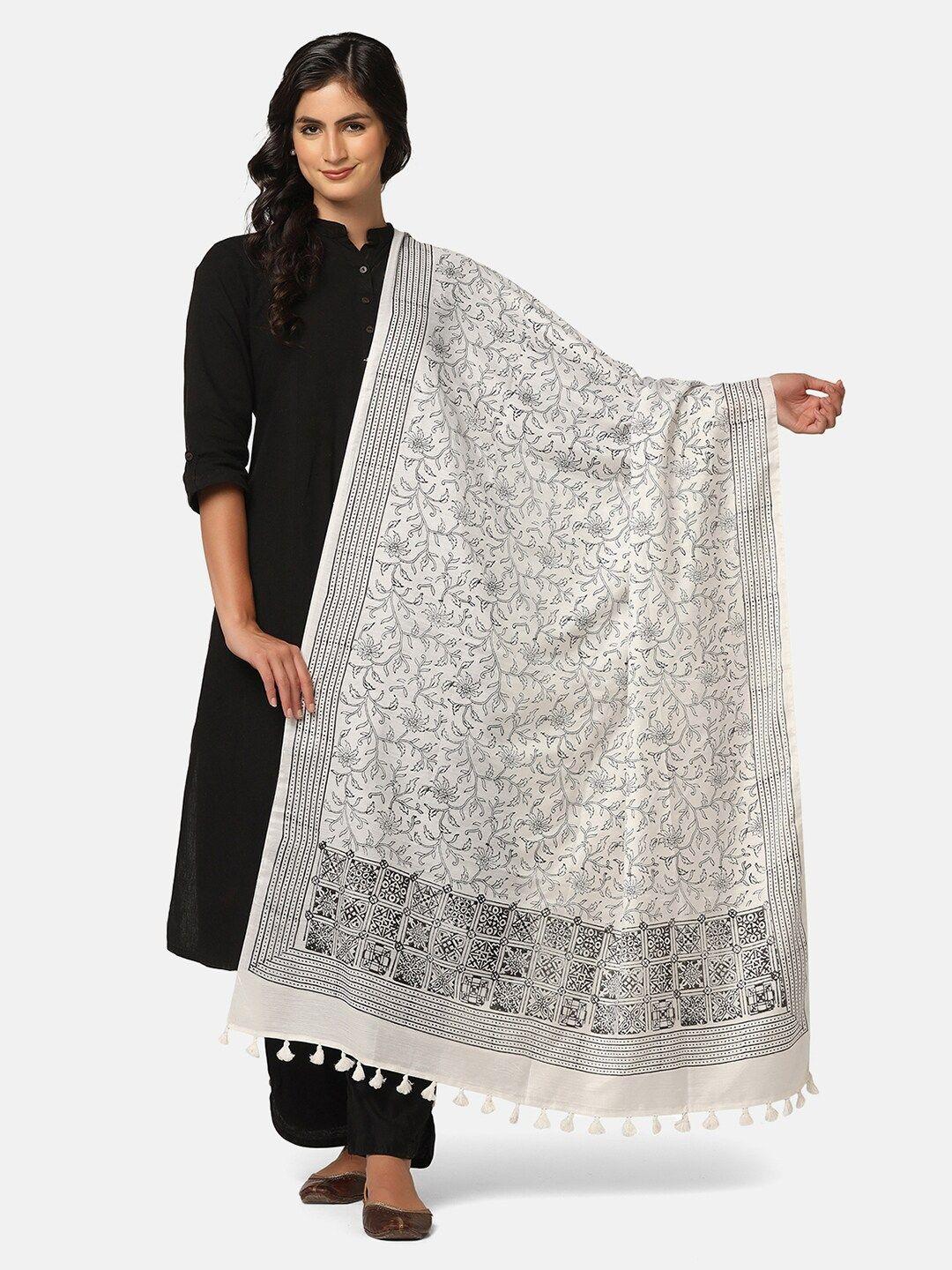 the weave traveller ethnic motifs printed khari print dupatta