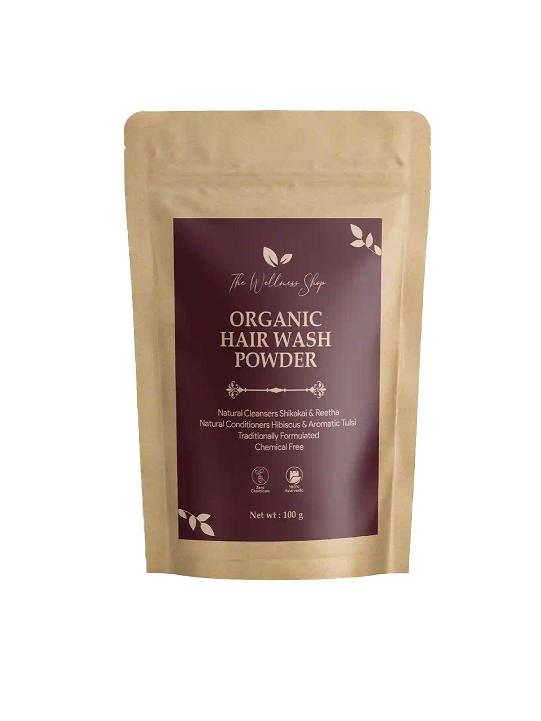 the wellness shop organic hair wash powder - 100g