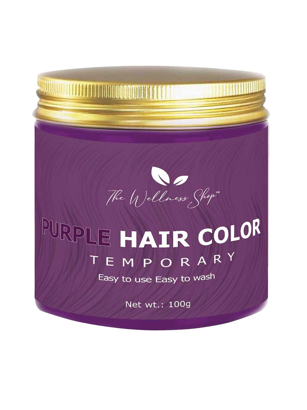 the wellness shop vegan temporary hair color 100 g - orchid purple