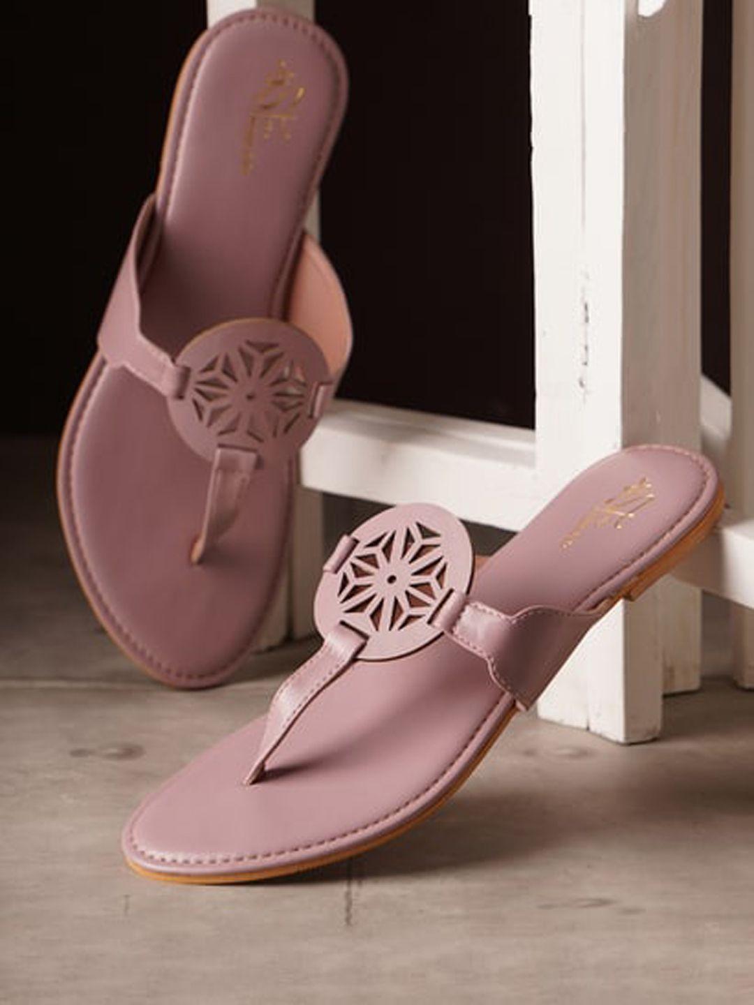 the white pole laser cuts open toe flats