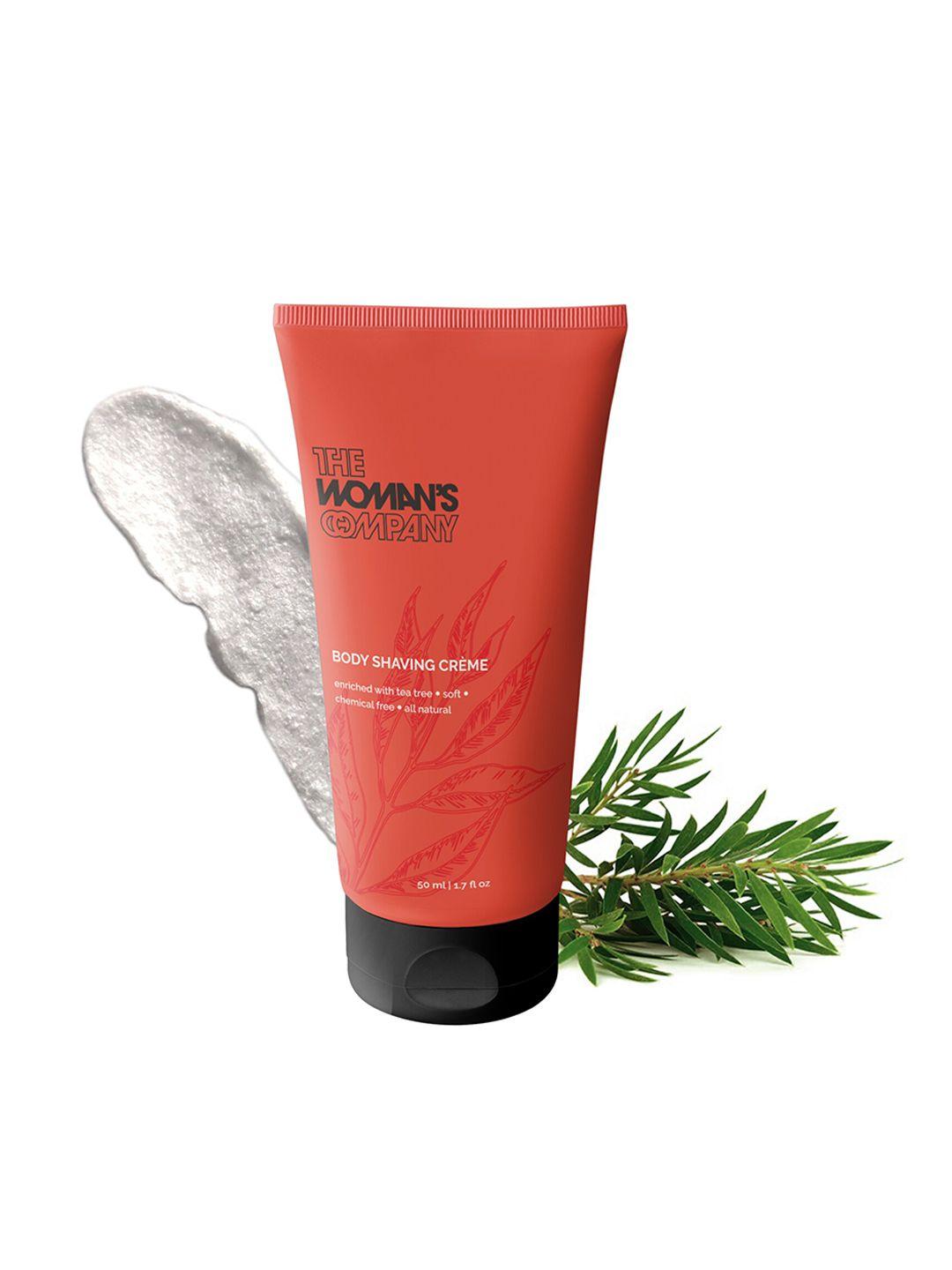 the woman's company body shaving creme with tea tree 50ml