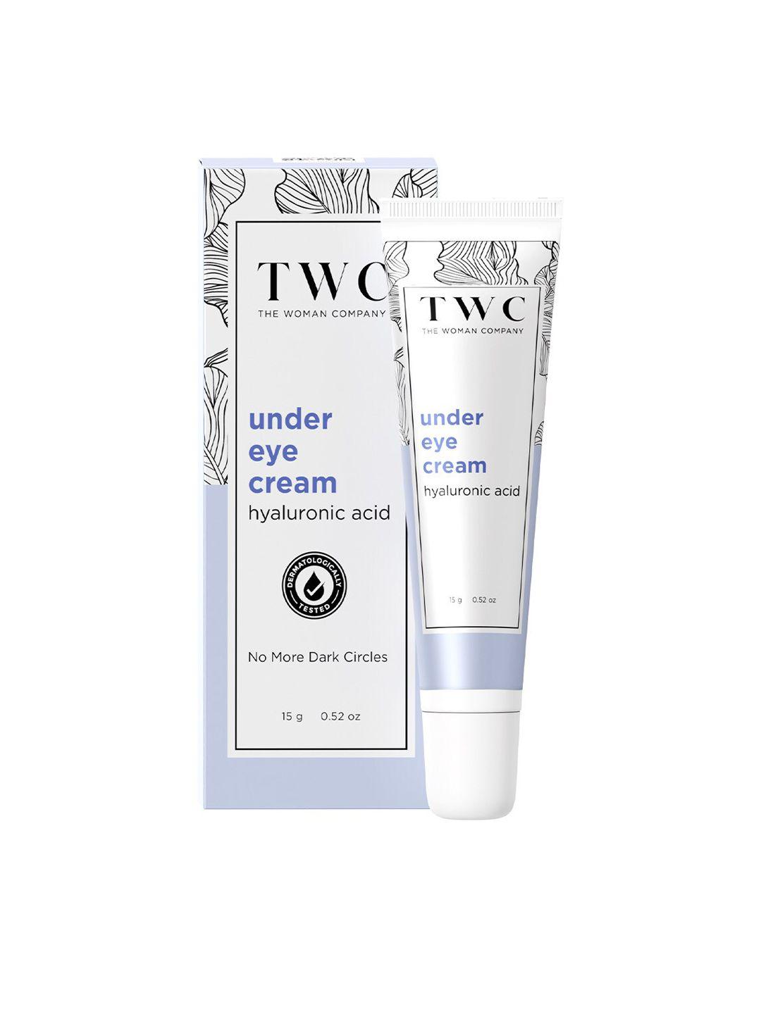 the woman company under eye cream with hyaluronic acid for dark circles & fine lines- 15g