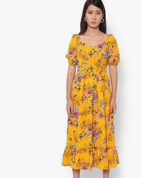 the women dresses yellow s