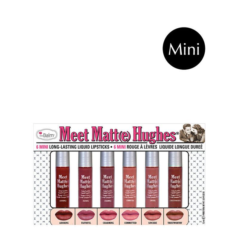 thebalm meet matt(e) hughes 6 mini long-lasting liquid lipsticks (vol. 11)