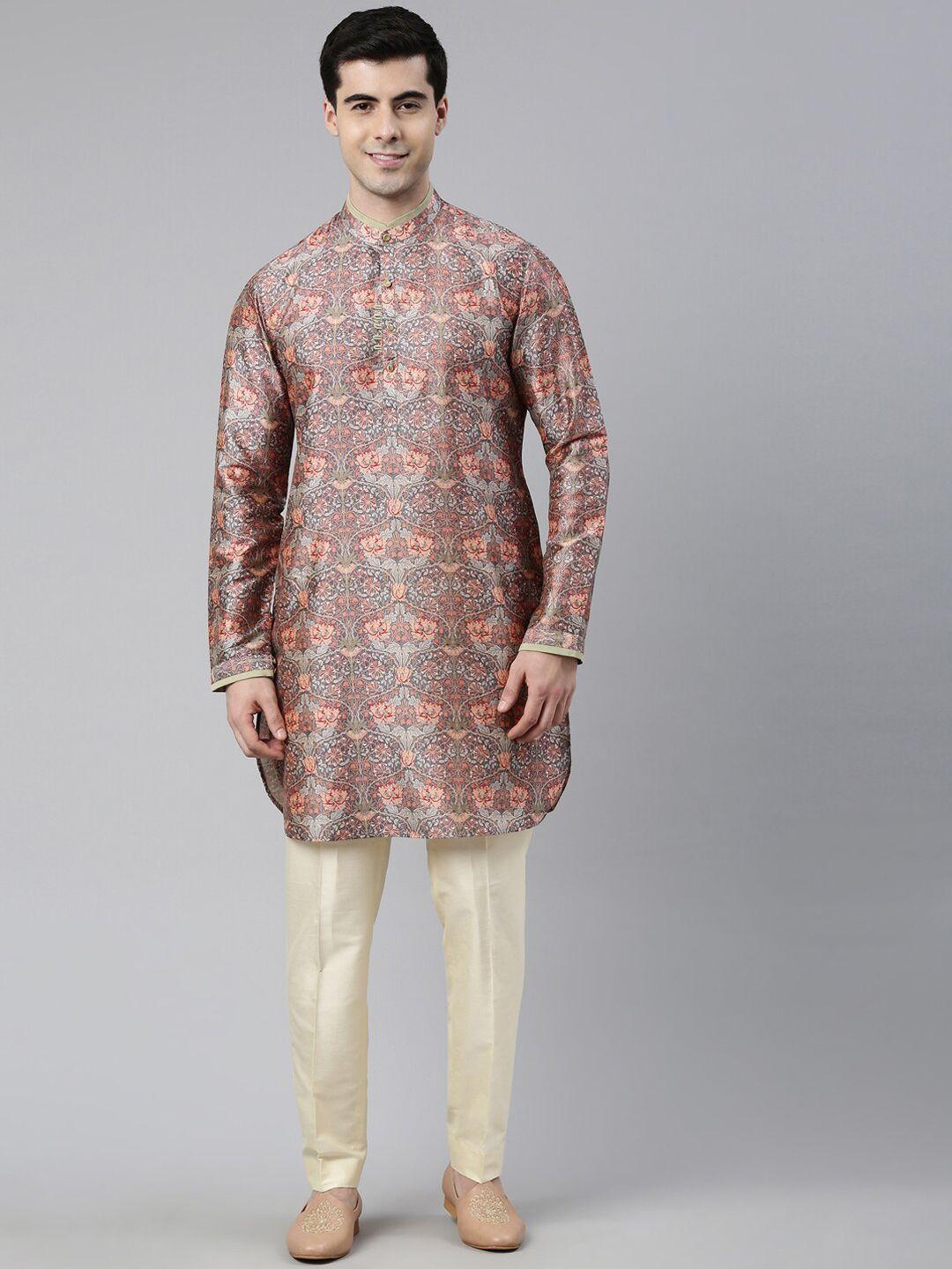 theethnic.co ethnic motifs printed kurta with trousers