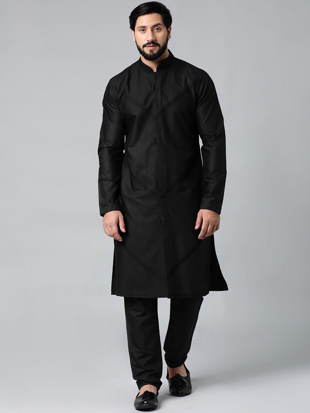 theethnic.co pleated pure cotton kurta with trousers
