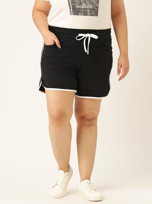 therebelinme-black-cotton-shorts