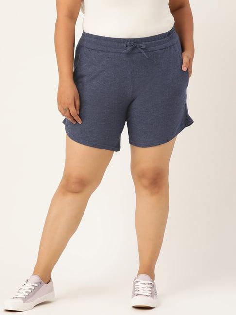 therebelinme-blue-cotton-shorts