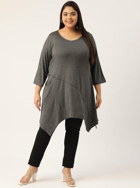 therebelinme charcoal high low top