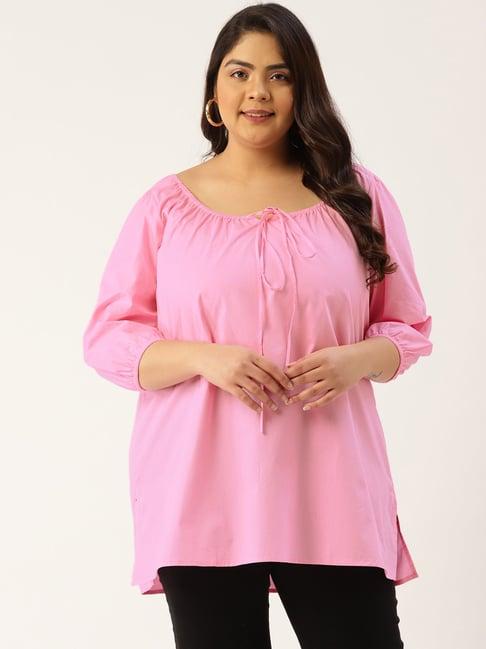 therebelinme pink cotton top