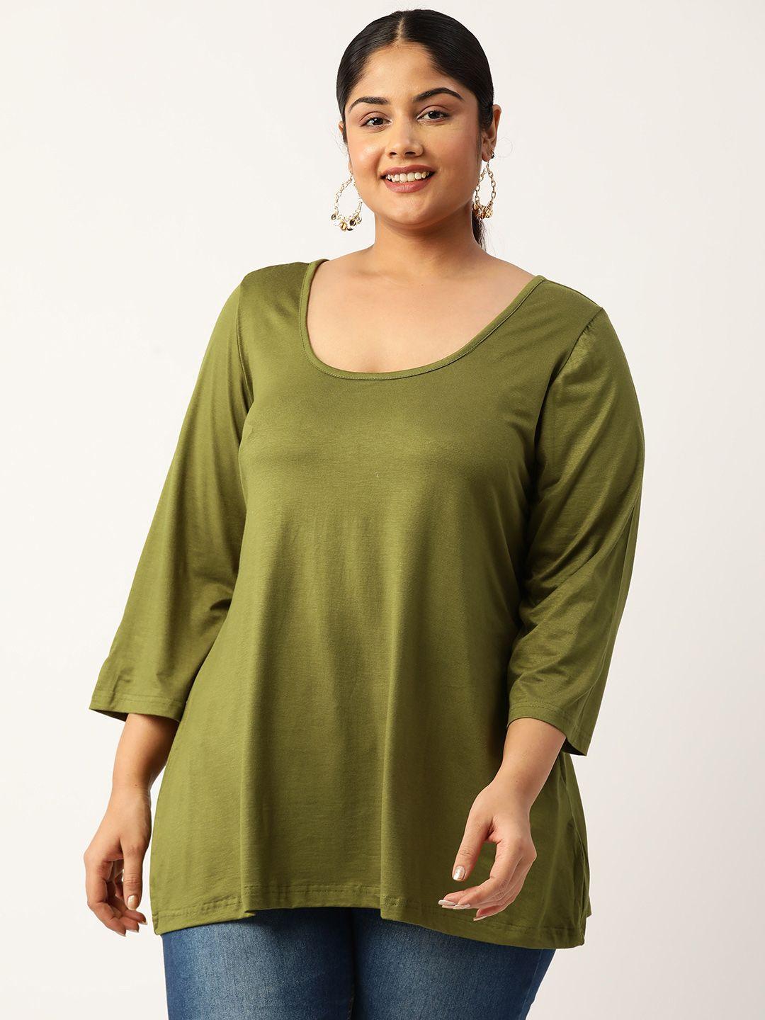 therebelinme plus size knitted longline top with tie-ups detail