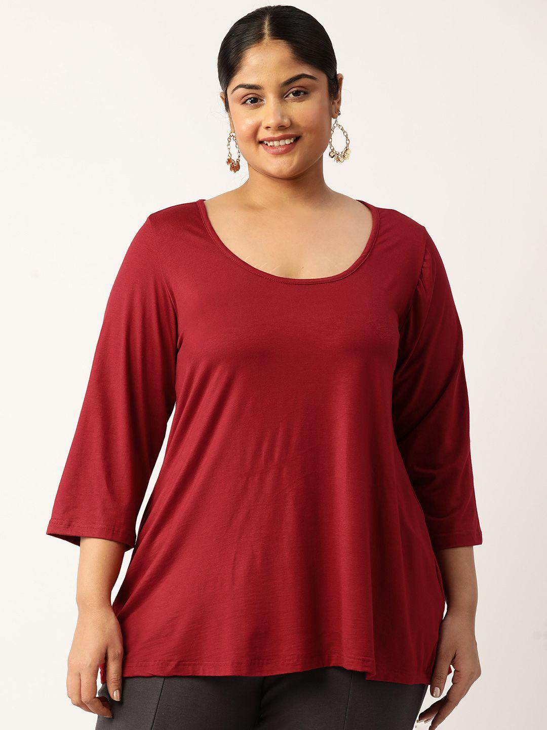 therebelinme plus size knitted longline top with tie-ups detail