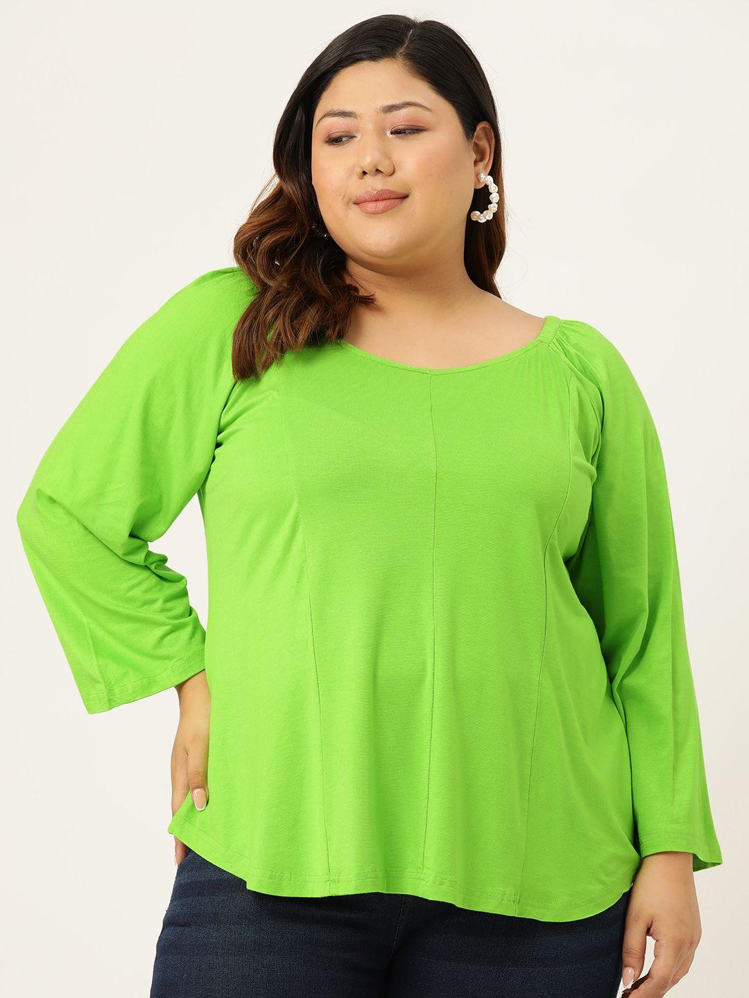 therebelinme plus size solid longline top