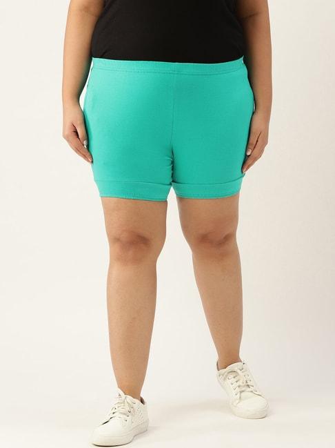 therebelinme turquoise shorts