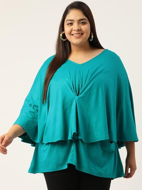 therebelinme turquoise top