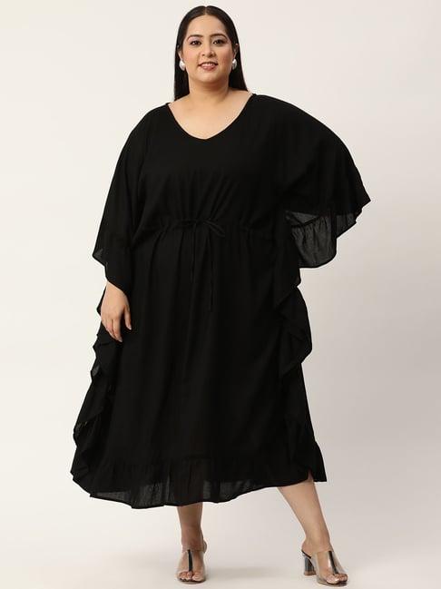 therebelinme black kaftan dress