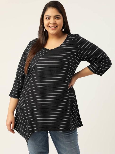 therebelinme black striped top