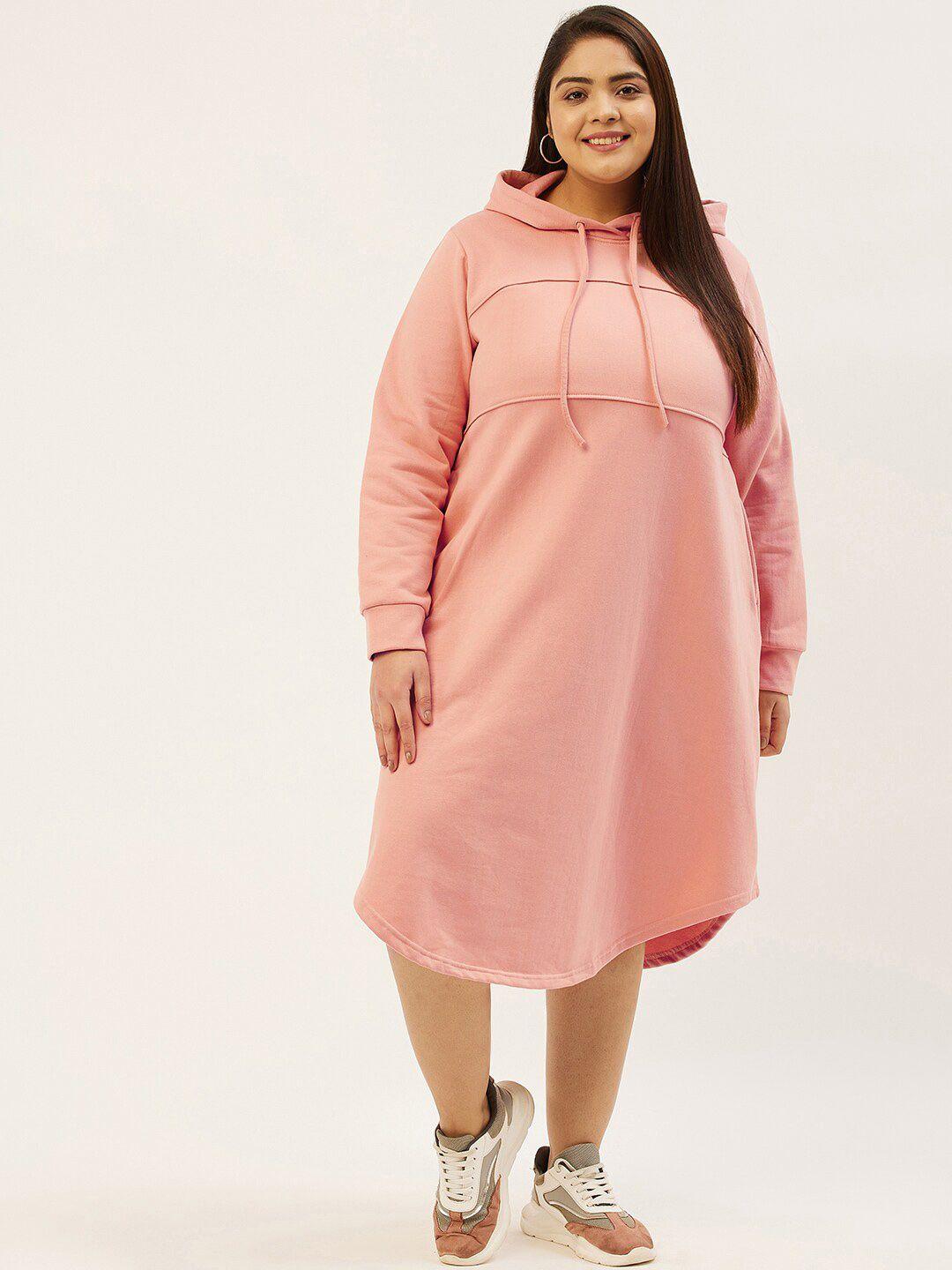 therebelinme hooded a-line dress