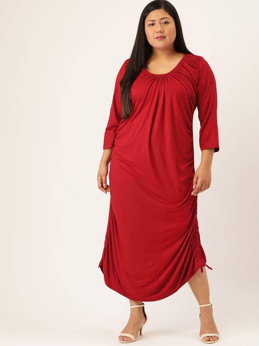 therebelinme maroon maxi midi dress