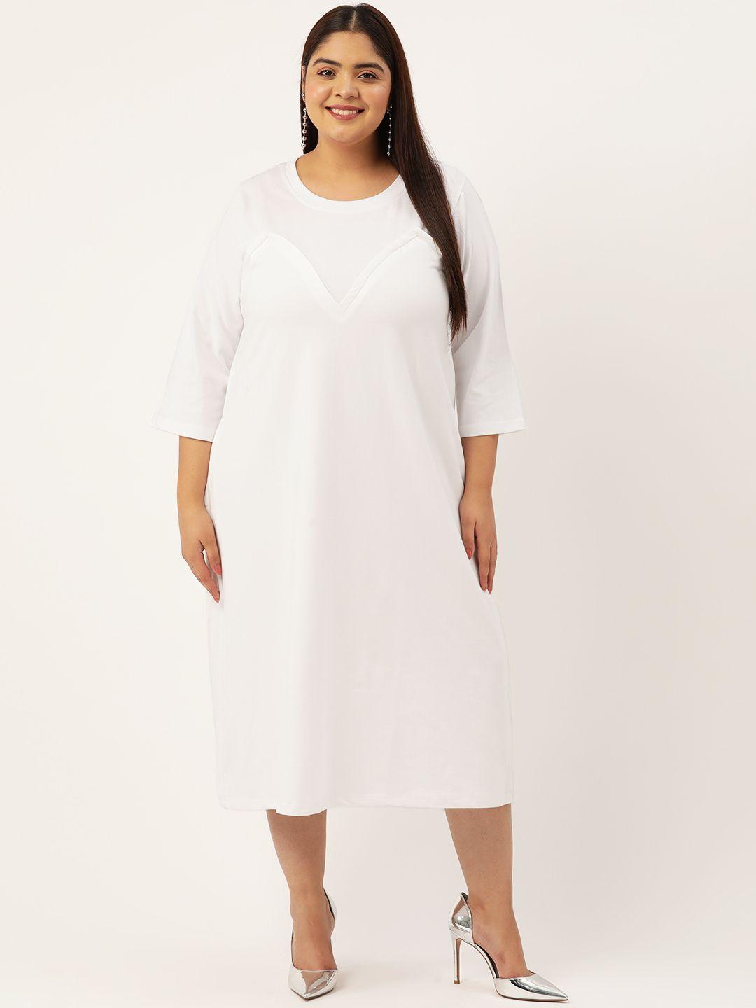 therebelinme plus size a-line midi dress