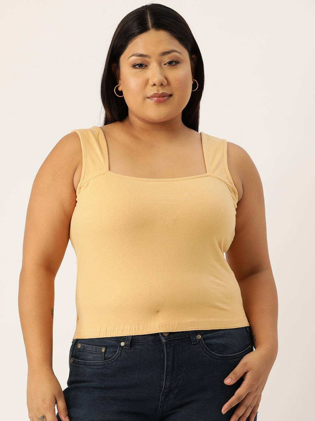 therebelinme plus size fitted crop top