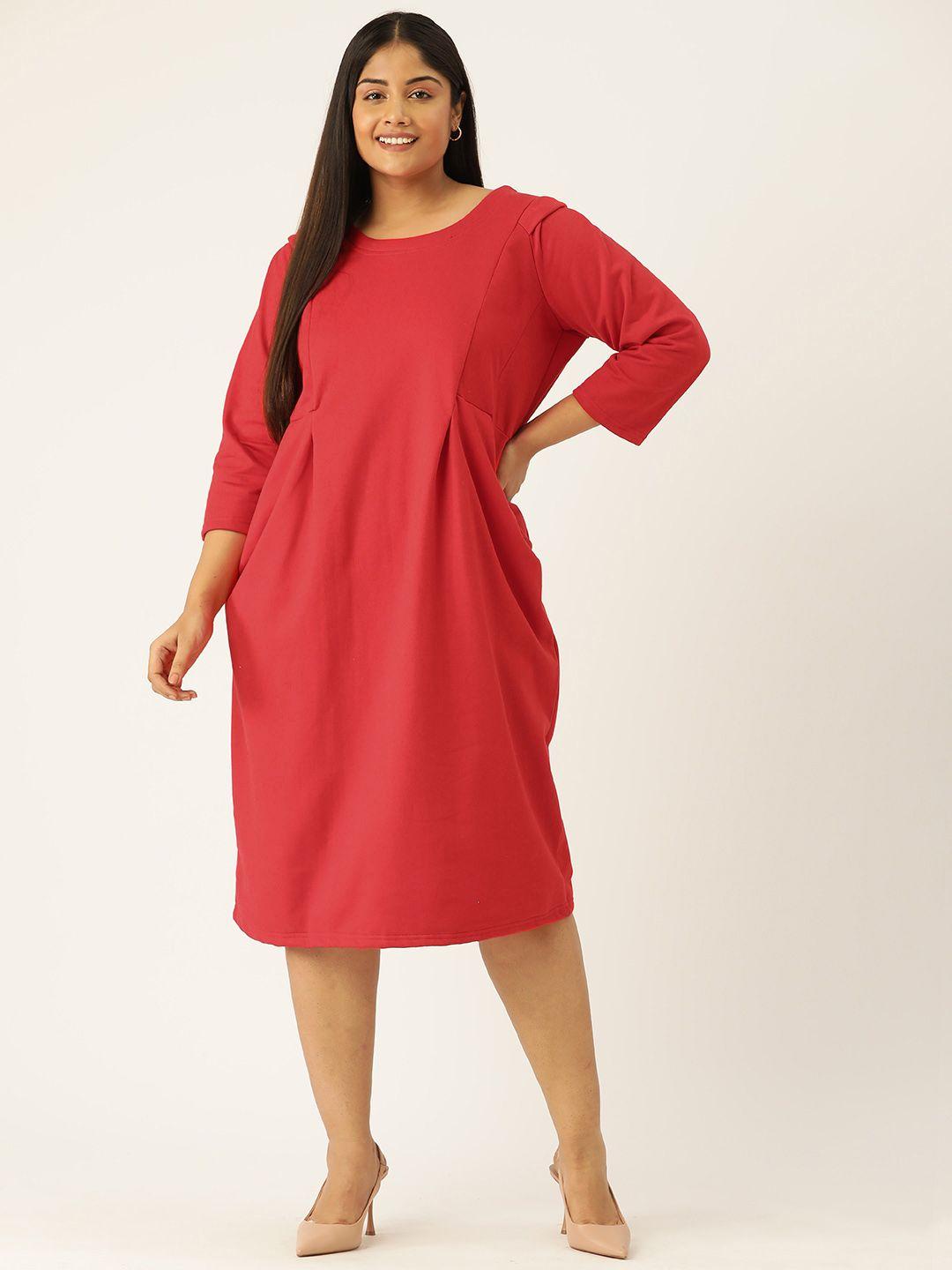 therebelinme plus size formal a-line midi dress