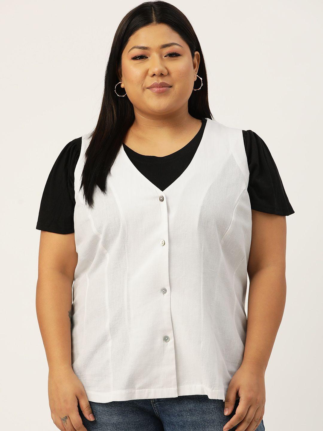 therebelinme plus size pure linen waistcoat