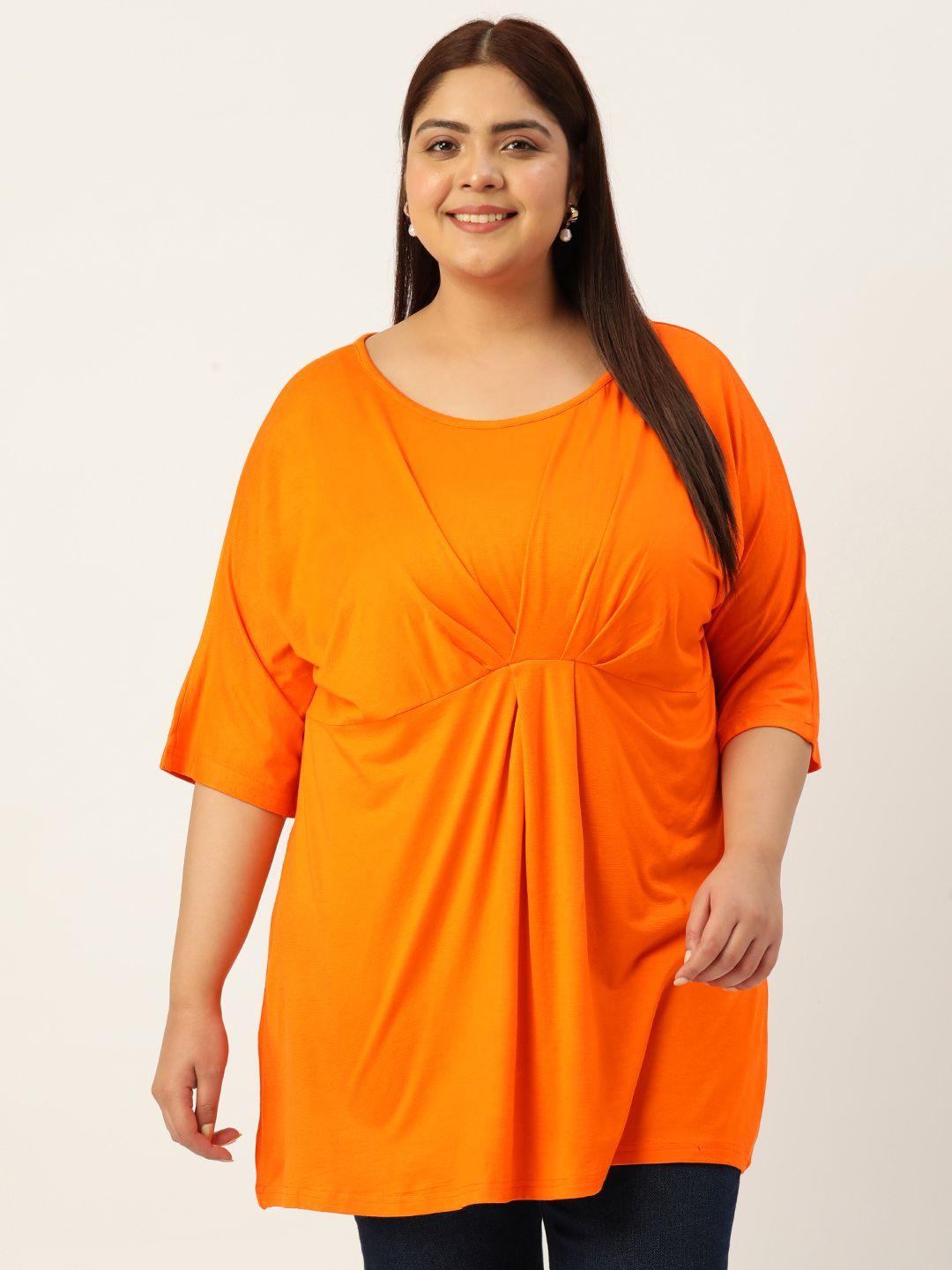 therebelinme plus size solid longline top