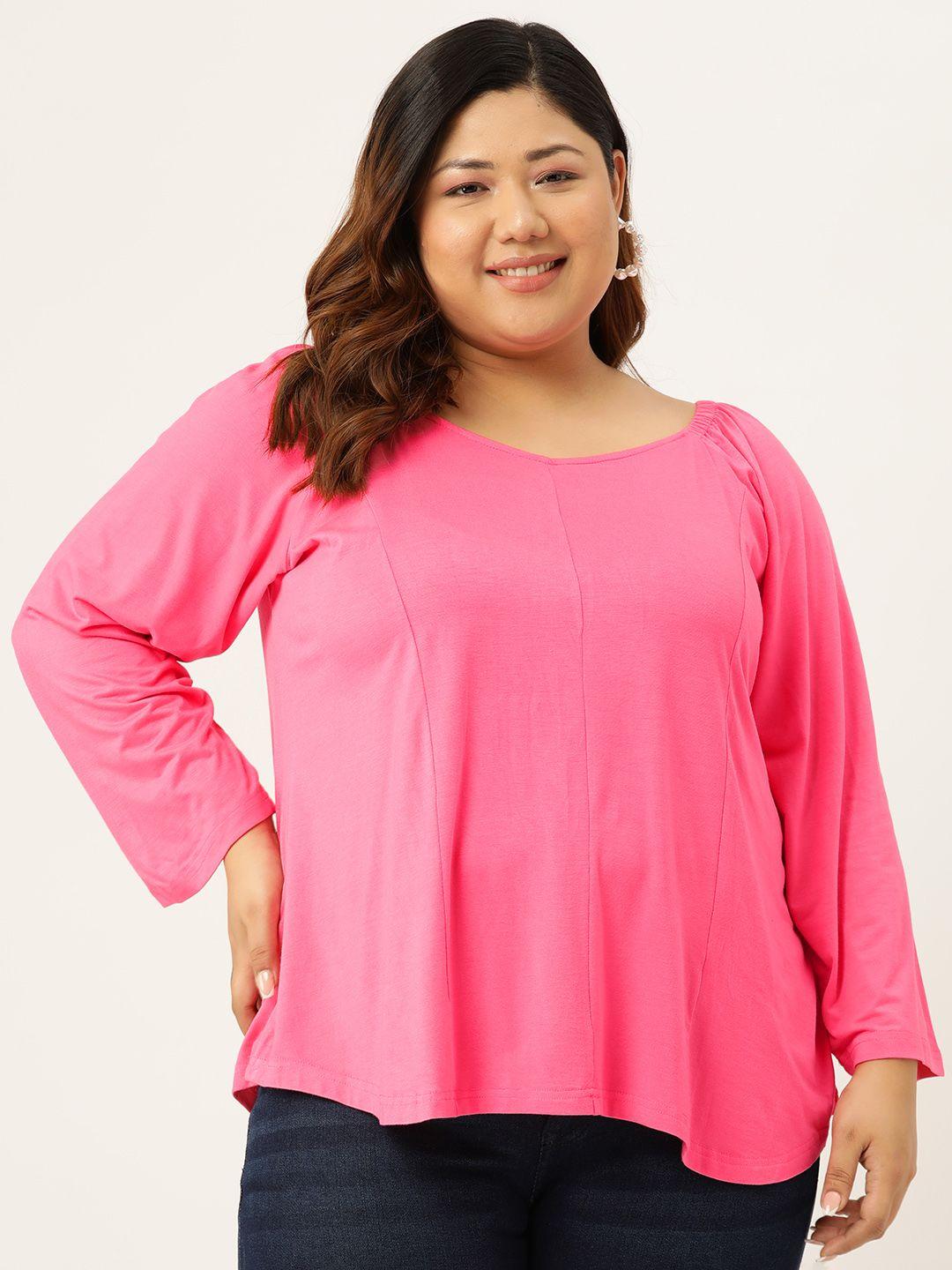 therebelinme solid plus size longline top