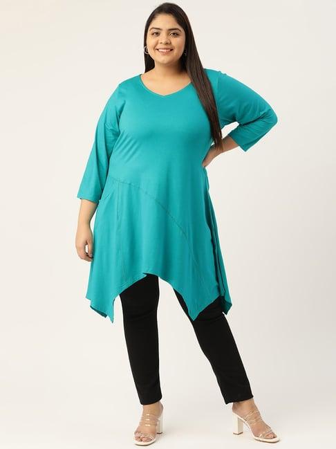 therebelinme turquoise high low top