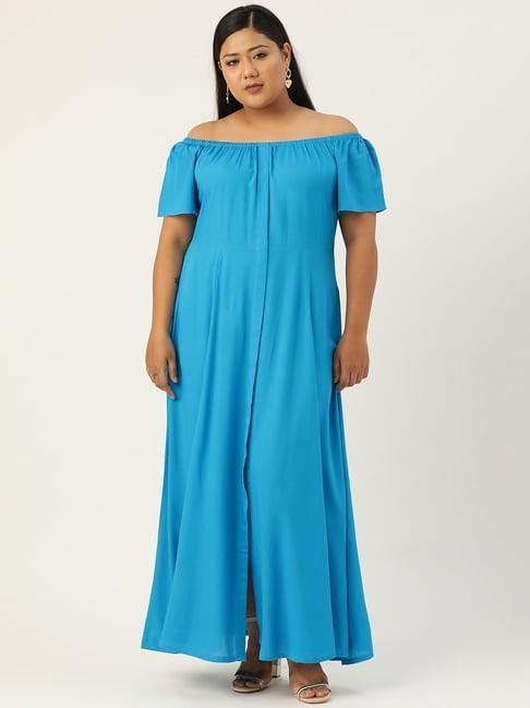 therebelinme turquoise maxi dress