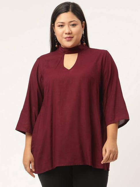 therebelinme wine a-line top