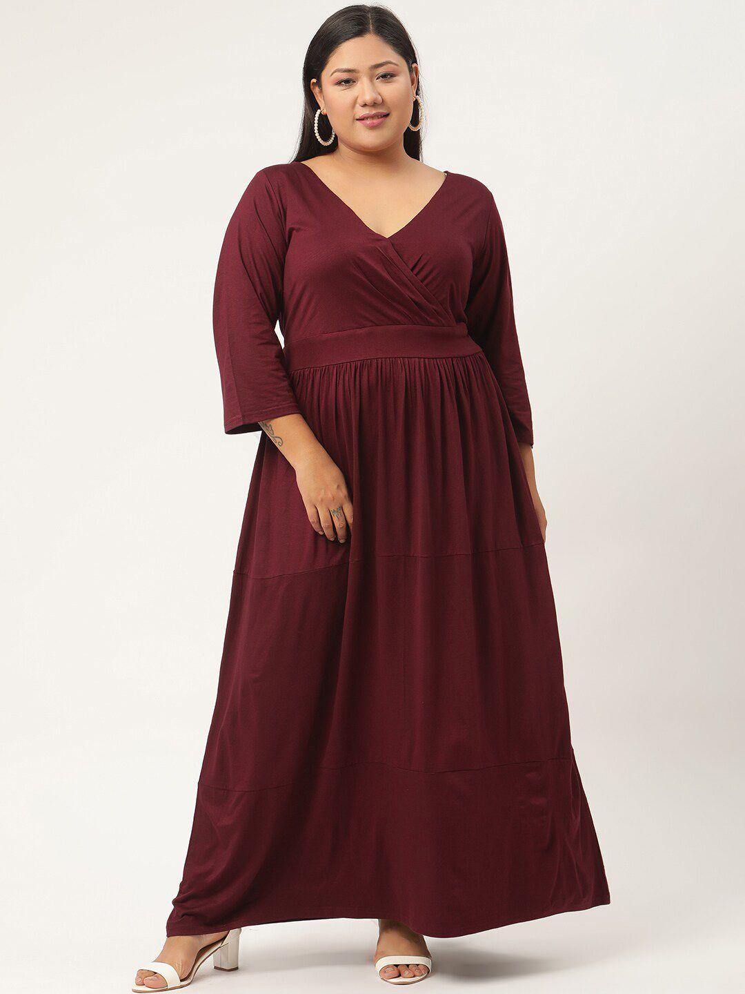 therebelinme women purple maxi dress