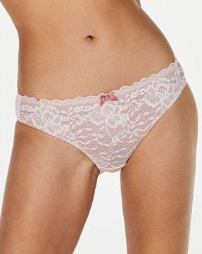 theresa floral lace pattern hipster briefs