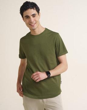 thermoregulating regular fit pique t-shirt