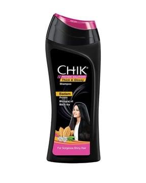 thick & glossy black shampoo